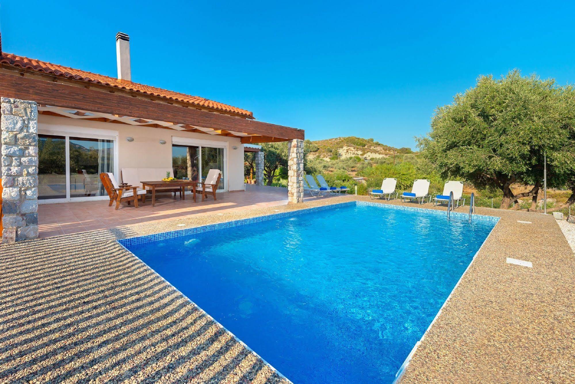 Olive Private Swimming Pool 5 Bdr Rhodes Vila Kolymbia