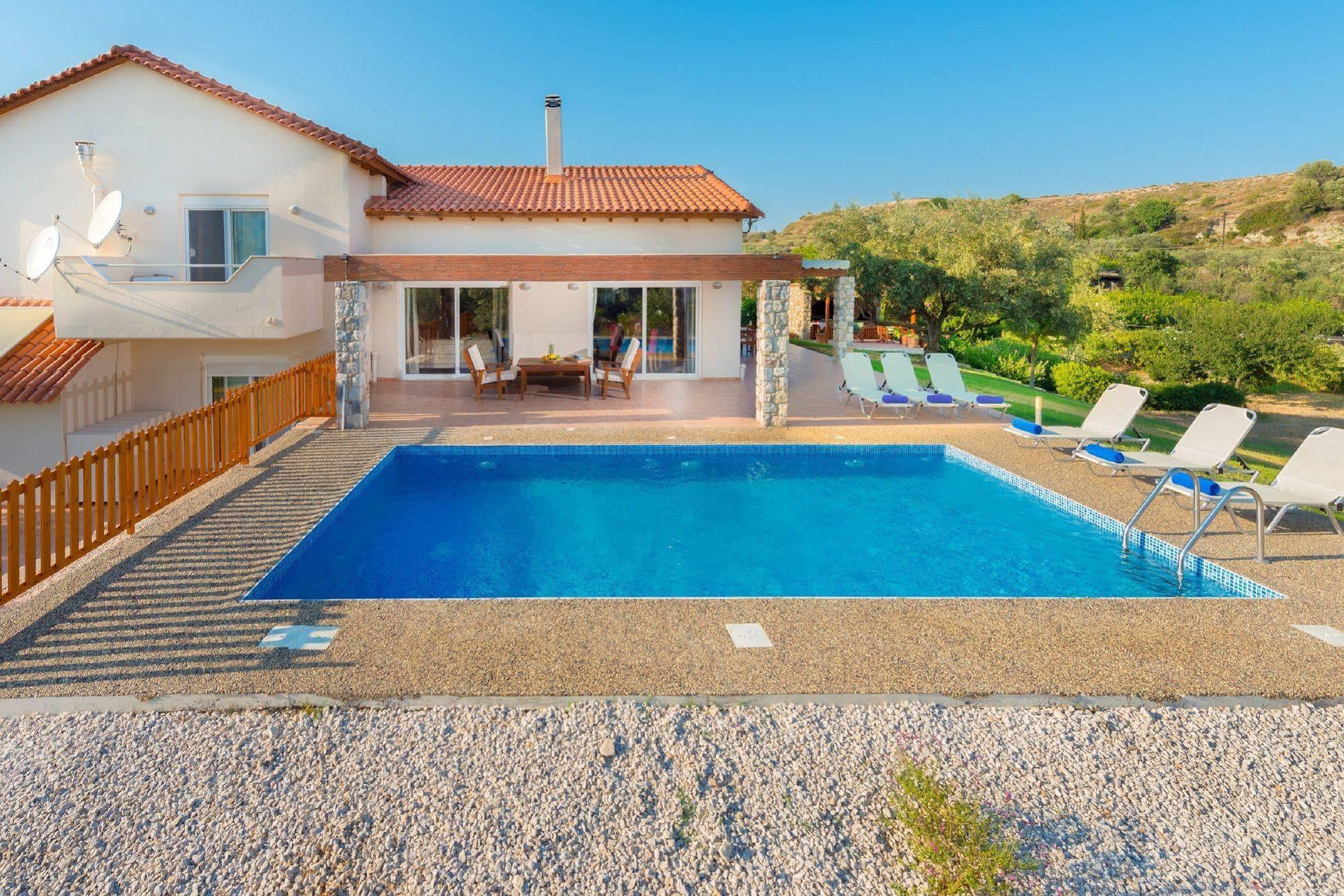 Olive Private Swimming Pool 5 Bdr Rhodes Kolymbia